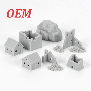 Ensemble de Scénarios de Jeu de Guerre Personnalisé OEM en ABS – Modèles de Miniatures et Obstacles de Terrain de Jeu de Société en Plastique pour Simulation - Product Image 1