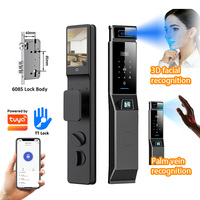 Cerradura Inteligente para Puerta con Reconocimiento Facial 3D, Seguridad con Huella Dactilar, Aplicación Tuya/TT, Resistente al Agua IP68