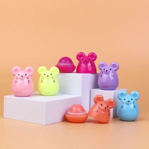 ลิปสติกกันน้ำสีธรรมชาติแบบใหม่ ลิปบาล์มเด็กแบบแข็ง บำรุงริมฝีปากให้กระจ่างใส ลายการ์ตูนสัตว์ - Product Image 1