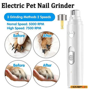 Cão elétrico <span class=keywords><strong>Nail</strong></span> Grinder <span class=keywords><strong>Pet</strong></span> <span class=keywords><strong>Nail</strong></span> Clipper USB Recarregável <span class=keywords><strong>Pet</strong></span> <span class=keywords><strong>Nail</strong></span> Trimmers Indolor com Polisher Roda para Pequenos/Grandes Animais - Product Image 6