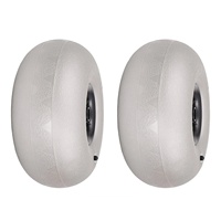 Nouvelles roues pivotantes pneumatiques en polyuréthane de 10 pouces, directement de l'usine, pour chaises de plage et chariots de vente au détail