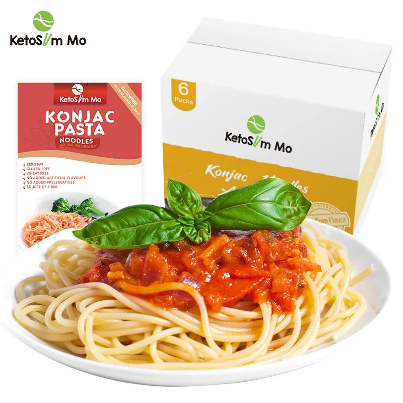 Ketoslim Mo Ramen personnalisation taille saveur faible Gi Konjac nouilles diabète aliments Keto pâtes