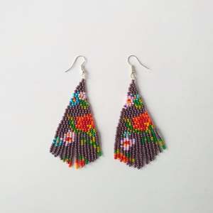 Pendientes florales hechos a mano Happiness - Product Image 1