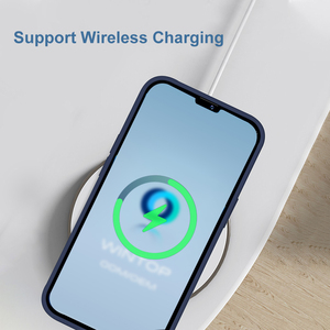 Funda para teléfono móvil de silicona líquida suave para <span class=keywords><strong>iPhone</strong></span> 14 Pro Max, nueva funda completa de caramelo con parachoques trasero a prueba de golpes, tipo bandolera - Product Image 5