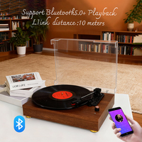 Tocadiscos de Vinilo 5.0 con Altavoces Estéreo Integrados para LP y CD