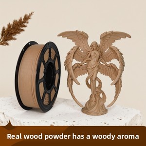 Filamento de Impresión 3D SanCi PLAwood con Polvo de Madera, 1.75 mm de Diámetro, Universal, 1 kg, Compatible con China PLAmz0001 - Product Image 4