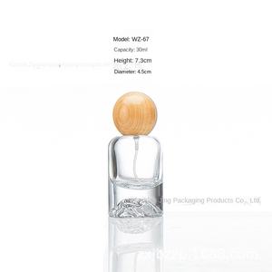 Envase de Perfume de Alta Gama, Botella de Vidrio Transparente con Pulverizador, Envase Secundario para Cosméticos, Botella Pequeña de Muestra Vacía y Gruesa, Xuzhou - Product Image 6
