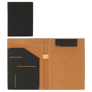 Carpeta de Documentos Multifuncional A4 de Cuero, Portadocumentos para Negocios, Firma de Información Comercial, Bloc de Notas para Reuniones - Product Image 5