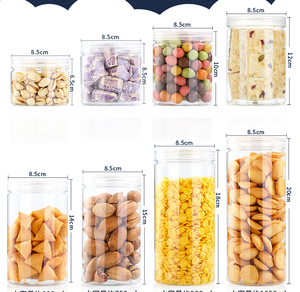 Nhà Sản Xuất Nhựa Jar 250Ml 400Ml 500Ml Trong Suốt Pet Món Tráng Miệng Container Có Nắp Đậy Bánh Nhựa Jar Có Nắp Đậy - Product Image 4