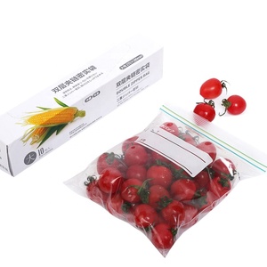 Sac refermable double zip en LDPE réutilisable, transparent - Product Image 1