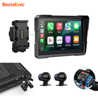 Bestsonic Pantalla de Motocicleta de 7 Pulgadas con CarPlay para BMW, con Grabación de Doble Cámara, Wonder Wheel Diseñada para Motociclistas