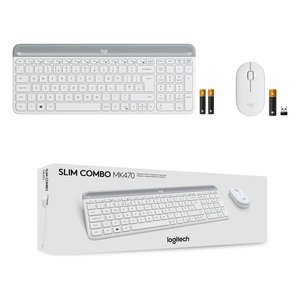 Tastiera e <b>mouse</b> MK SERIES Mk470 Slim Combo White 920 009197 - Product Image 2