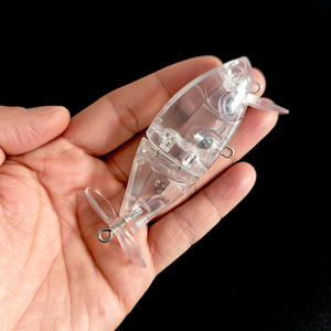 Isca Artificial T-9233 90mm 22g em Duas Seções, Sem Pintura, Iscas de Plástico Duro Transparentes - Product Image 5