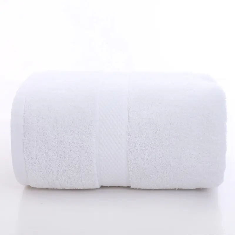 QUNZHEN all'ingrosso della fabbrica Set bianco personalizzato di lusso Hotel asciugamani di cotone di lusso asciugamani da bagno