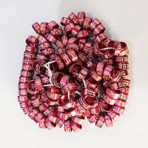 Ücretsiz renk özel metal yüksek kaliteli lazer işaretli numaralı seri yıl ülke kuş bantları, 2021 yeni tasarım en popüler alüminyum - Product Image 4