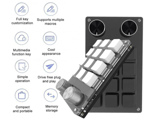 Keyboard Mekanik Plug and Play 12 Tombol dan 2 Kenop Keyboard Gaming - Product Image 5