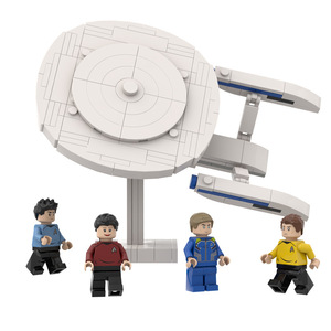 Star Trek Uss Enterprise Bouwstenen Set, Voor Volwassenen, Verzamelbare Diy Desktop Display Speelgoed Cadeau Voor Fans - Product Image 3