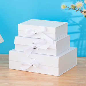 Vendita calda grande scatola regalo con coperchio per regali con nastro e chiusura magnetica scatola regalo magnetica per matrimonio di compleanno - Product Image 4
