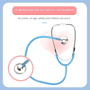 Piccoli bambini gioco <span class=keywords><strong>giocattolo</strong></span> in legno piccolo costume da medico stetoscopio scatola trattamento medico infermiere gioco iniezione per il bambino - Product Image 4