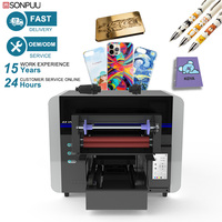 Mesin Printer UV A3 Kecil I3200 Print Head Mini untuk Cetak Casing HP, Foto, dan Inkjet, Cocok untuk Bisnis Kreatif