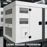 Grupo Electrógeno Súper Silencioso Parkins de 20kW, 30kW, 50kW, 100kW, 200kW, Trifásico, con Control Inteligente para Energía de Emergencia