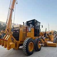 Niveleuse d'occasion Cat 140K VHP185 pour travaux de génie civil – Niveleuse à moteur CAT 140K – Niveleuse de terrain CAT140H