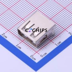 USB-307D USB Connector Through hole Component (THT) Connector Type-A USB 2.0 Female Sink Board - Product Image 1