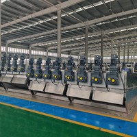 Équipement de filtration industrielle : Mini-presses à disques multiples pour la déshydratation des boues, unité de déshydratation à vis