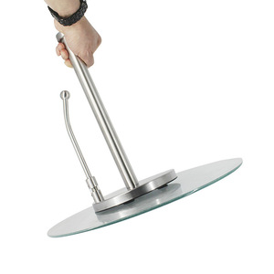 Cinturón <span class=keywords><strong>de</strong></span> resorte <span class=keywords><strong>de</strong></span> acero inoxidable moderno, soporte <span class=keywords><strong>de</strong></span> papel higiénico sin perforar, ventosa para uso doméstico, estante <span class=keywords><strong>de</strong></span> pañuelos con varilla <span class=keywords><strong>de</strong></span> cocina absorbente <span class=keywords><strong>de</strong></span> aceite - Product Image 5