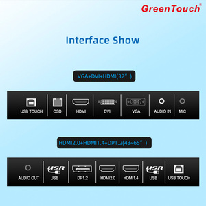 32 43 49 50 65 inch <span class=keywords><strong>LCD</strong></span> cảm ứng màn hình hiển thị trung tâm mua sắm treo tường màn hình cảm ứng màn hình quảng cáo - Product Image 5