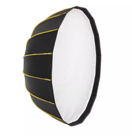 Triopo KL-105 105CM Boîte à lumière pliable argentée à verrouillage rapide avec monture Bowens et grille