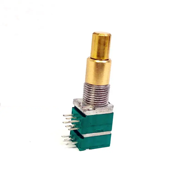 Dual Axis Potentiometer 9mm Dual Concentric Shaft Rotary Potentiometer 9 Pins 10K 50K 100K 500K