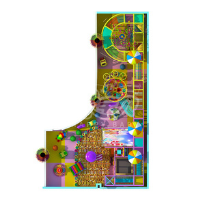Équipement de jeu souple personnalisé pour enfants : filet d'escalade, labyrinthe et aire de jeux intérieure pour l'entraînement physique et l'aventure - Product Image 2