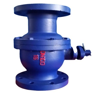 Vanne à boisseau sphérique à bride en fonte DN100 avec joint PTFE, commande manuelle pour l'irrigation de l'eau - Product Image 1