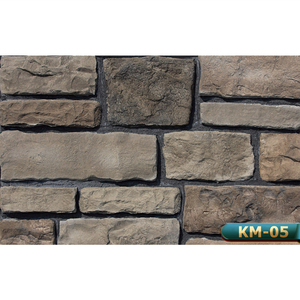 Revêtement mural <span class=keywords><strong>en</strong></span> <span class=keywords><strong>pierre</strong></span> empilée factice BERICH KM05 pour <span class=keywords><strong>mur</strong></span> extérieur, vente <span class=keywords><strong>en</strong></span> gros - Product Image 1