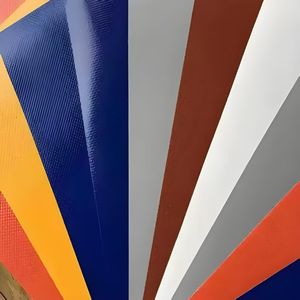 טקסטיל פוליאסטר מצופה PVC ידידותי לסביבה עם תוכן ממוחזר עבור ארכיטקטורה בת קיימא ופרויקטים של בנייה ירוקה - Product Image 5