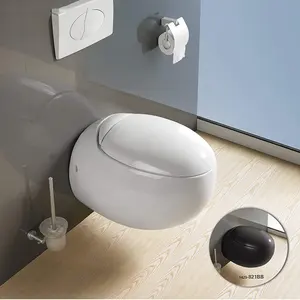 नई Cupc अंडा वर्ग डिजाइन सफेद रंग तुर्की शैली दीवार लटका शौचालय