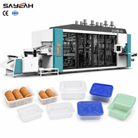 Machine de thermoformage plastique à haut rendement pour la fabrication de barquettes à biscuits, de contenants alimentaires pour boulangerie, en PET, PP, PS