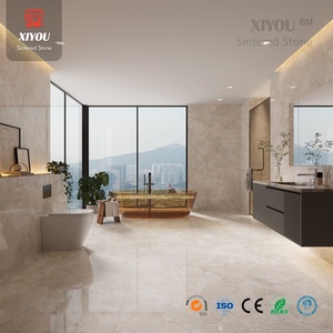 Lastra in <span class=keywords><strong>Pietra</strong></span> Sinterizzata Monet Garden Personalizzata 9mm 1200x2800mm Opaca con Giunzioni a Libro <span class=keywords><strong>per</strong></span> Progetti <span class=keywords><strong>di</strong></span> Top Bagno - Product Image 3
