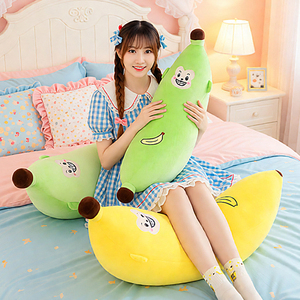 Almohada de Peluche de Plátano con Cara de Mono Abstracta, Larga, Divertida, Suave, para Dormir y Abrazar, Venta al por Mayor y al por Menor, Decoración de Habitaciones - Product Image 3