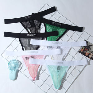 Voor Merk Fabriek Groothandel Sexy Transparante Mesh Ademende Gay Strings Nylon/Spandex Snel Droog Olifant Neus <span class=keywords><strong>Penis</strong></span> Zak - Product Image 6