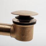 Rubinetto OEM in ottone con comando a pedale per scarico e troppopieno vasca da bagno, con frontale in stile margherita vintage per bagno - Product Image 3