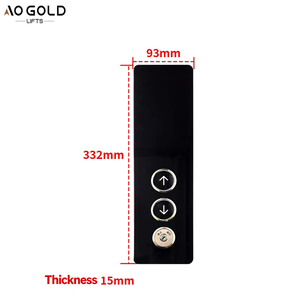 Panneau de boutons d'ascenseur en métal moderne avec écran tactile pour hôtels et appartements - Product Image 3