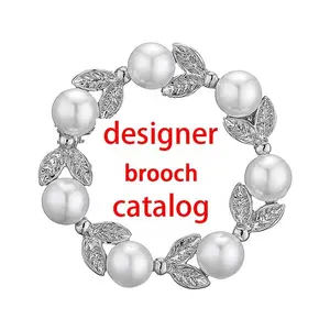 Broches de diamantes de imitación de cristal CC para mujer, broches de lujo inspirados, de diseñador, marcas populares, novedad