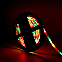 Kit d'éclairage intelligent flexible RGB à changement de couleur avec application Wifi, LED SMD 5050 2835 de haute qualité, bande LED Dream Color pour la décoration