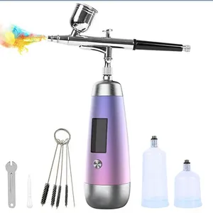 Großhandel tragbare schnur lose Nano-Spritzpistole Wireless Tattoo Machine Airbrush-Kit