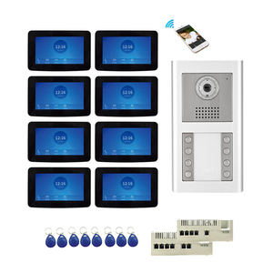 โทรศัพท์วิดีโอพร้อมจอมอนิเตอร์7นิ้ว, โทรศัพท์วิดีโอสำหรับอพาร์ทเมนต์และวิลล่าพร้อมจอมอนิเตอร์ - Product Image 6