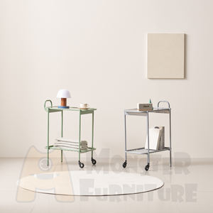 Rolling <b>Cart</b> Mobile <b>Storage</b> <b>Cart</b> with Wheels Metal Serving <b>Cart</b> Wine Display Rack Movable Book <b>Cart</b> Tempered Glass Top - Product Image 6