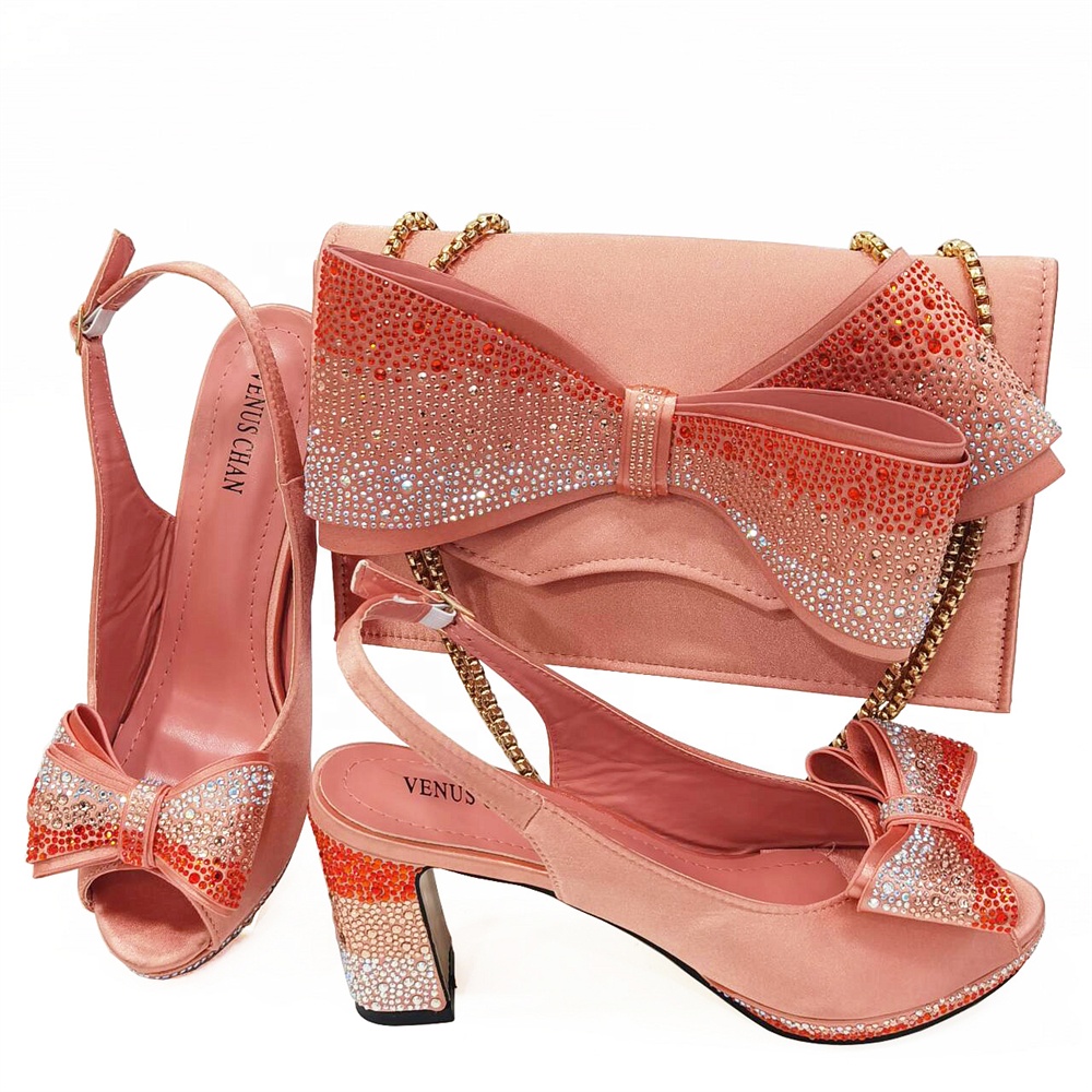 Peach Shoe and Bag Sets Stylish Matching Solutions