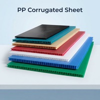 Fournisseur direct du fabricant, feuilles de plastique ondulé PP pliables 4x8, panneau écologique à double paroi, utilisation industrielle, feuille cannelée